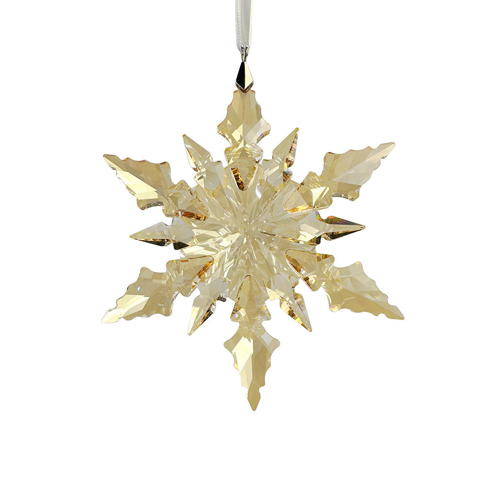 Champagne large snowflake SFL003 crystal gifts