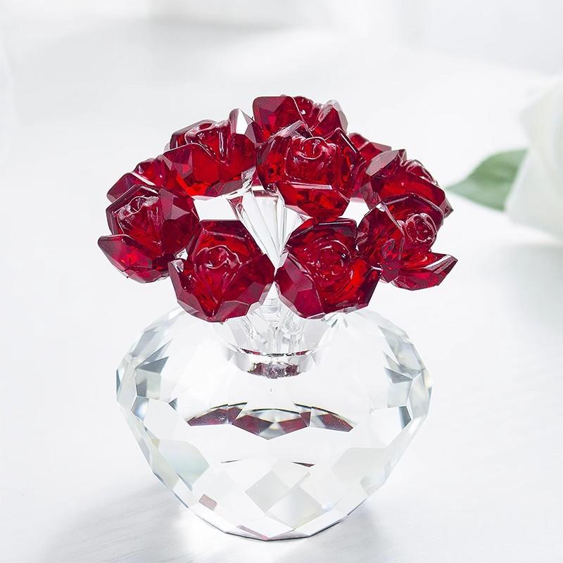 Seven roses crystal gifts
