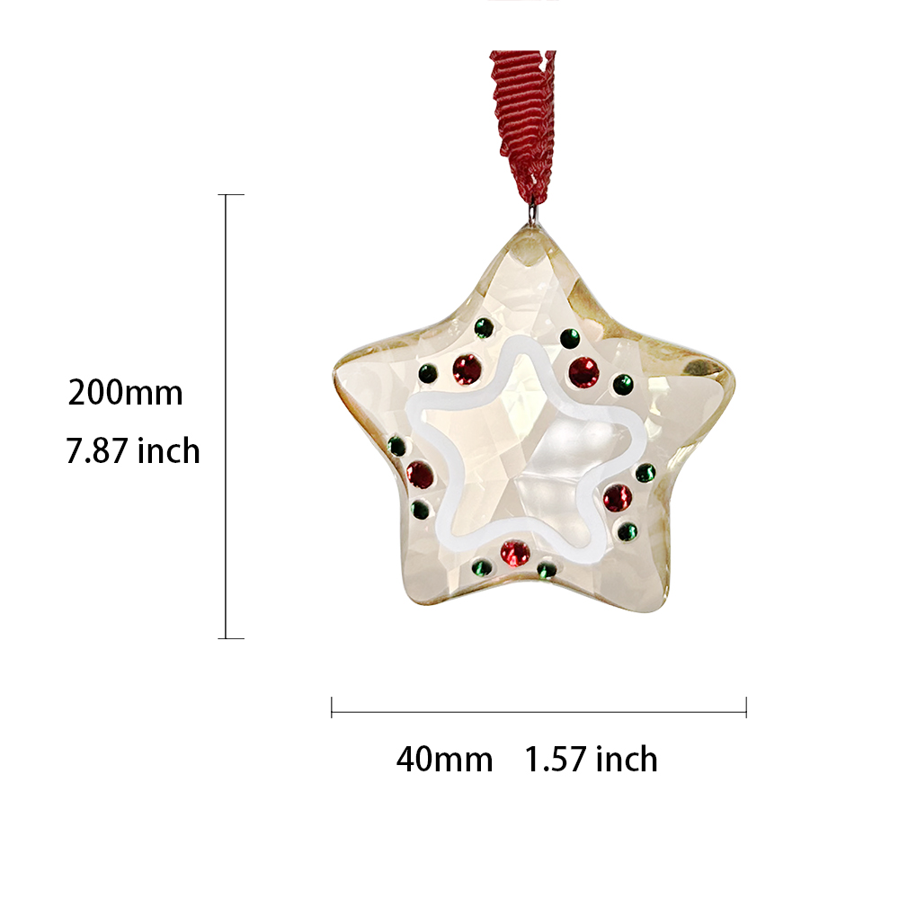 Christmas stars crystal gifts