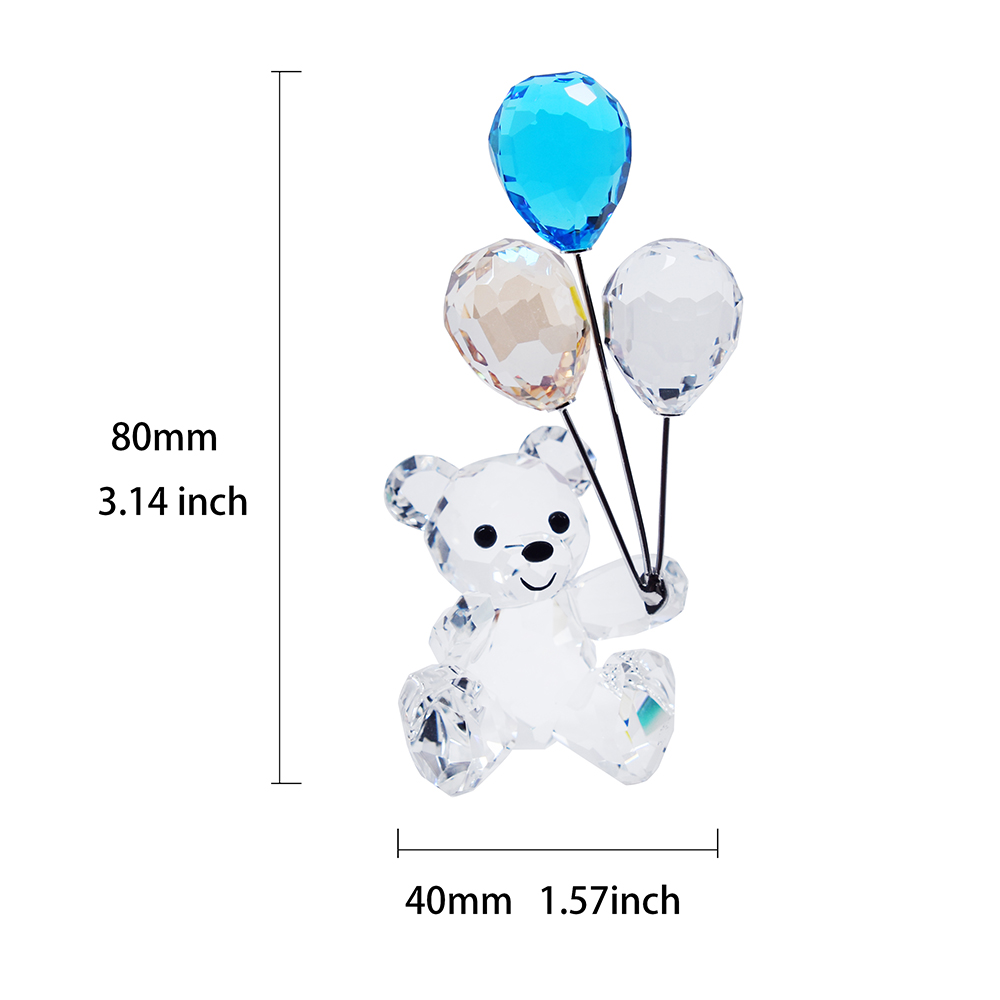 Confession balloon sitting bear crystal gifts